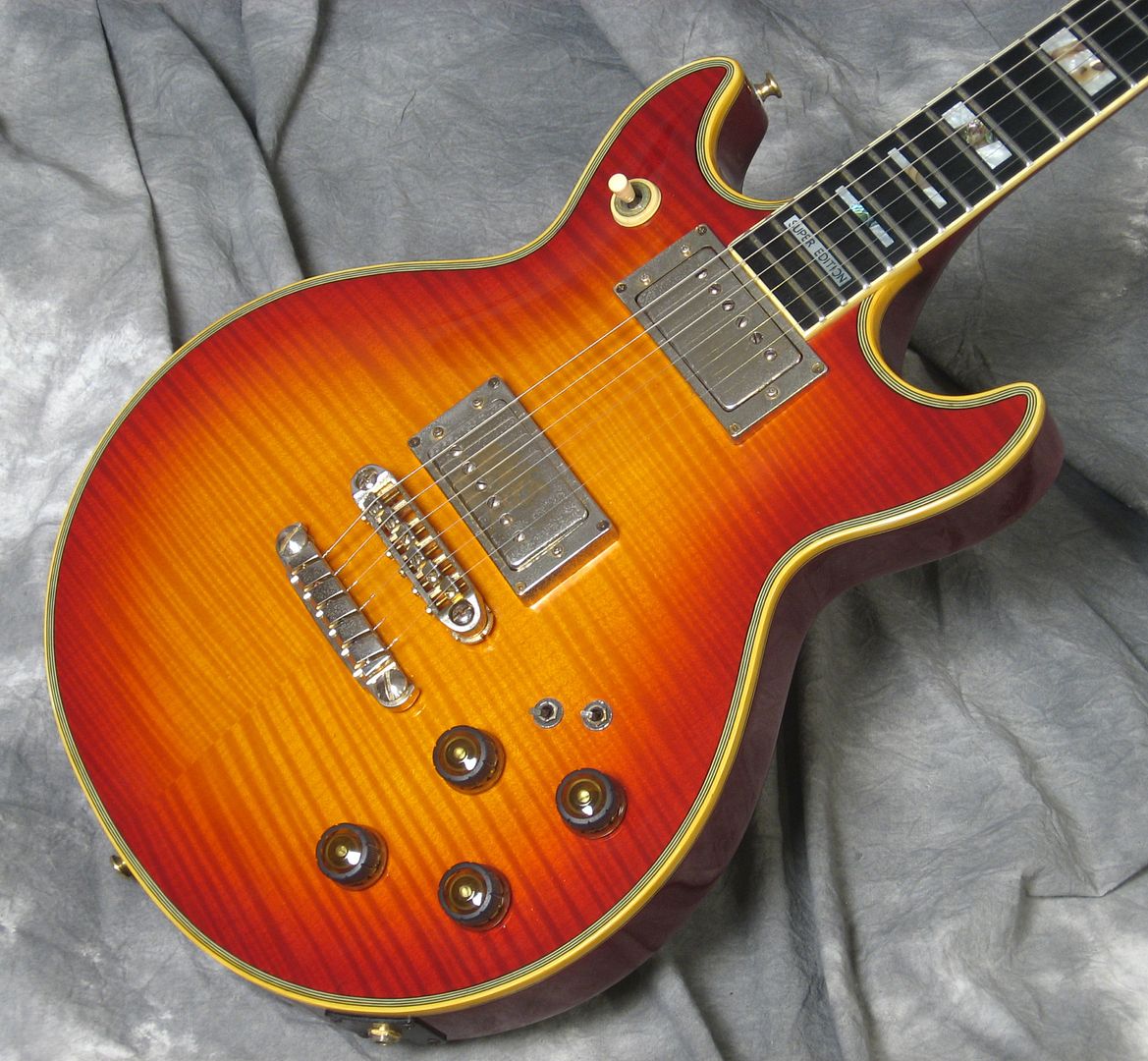 1987 ibanez ar300 super edition guitar super flamed maple top